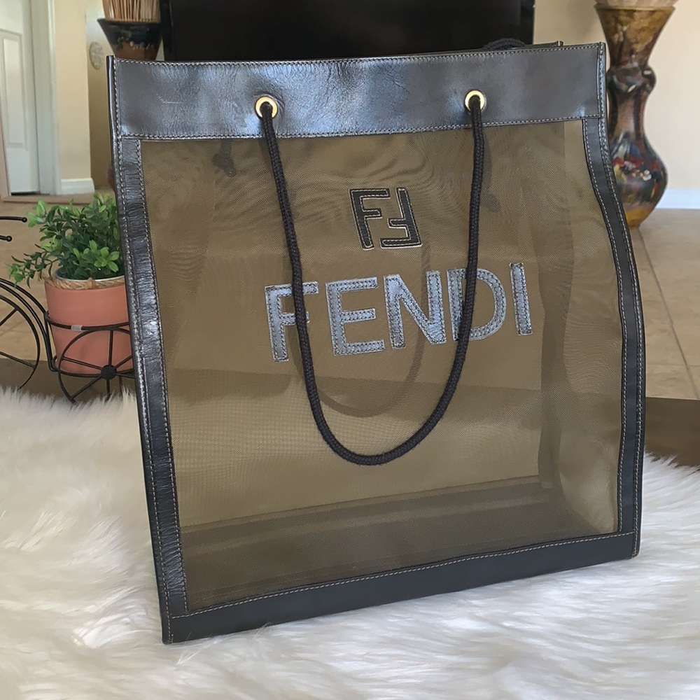 Fendi vintage Mesh Tote